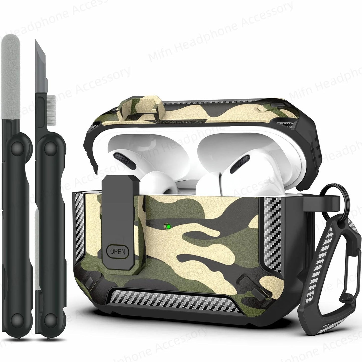 AirPod Pro 2023 switch case with Cleaner Kit Luxury Fall Prevention TPU Protective Cover For AirPod Pro 3rd/2nd Generation Case Viralgem Store