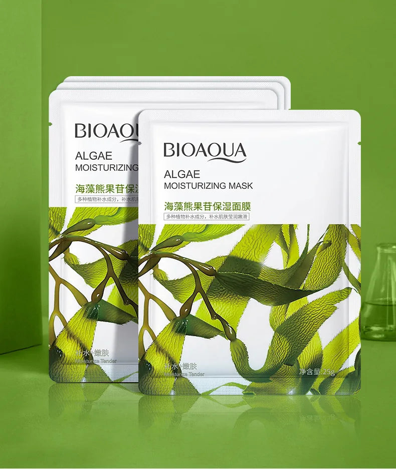 8pcs BIOAQUA Fruit Facial Masks Moisturizing Hydrating Brightening Anti-aging Face Mask Sheet Masks for Face Skin Care Viralgem Store