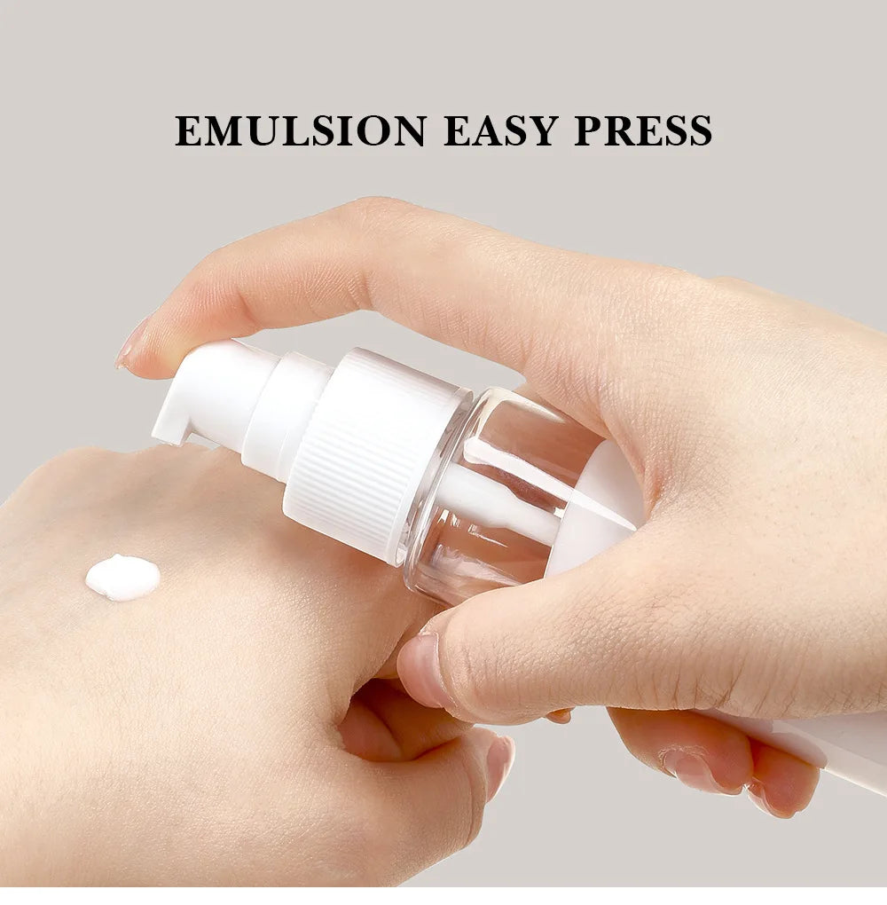 Travel Makeup Cosmetic Face Cream Pot Bottles Transparent Plastic Travel Accessories Empty Make Up Container Bottle