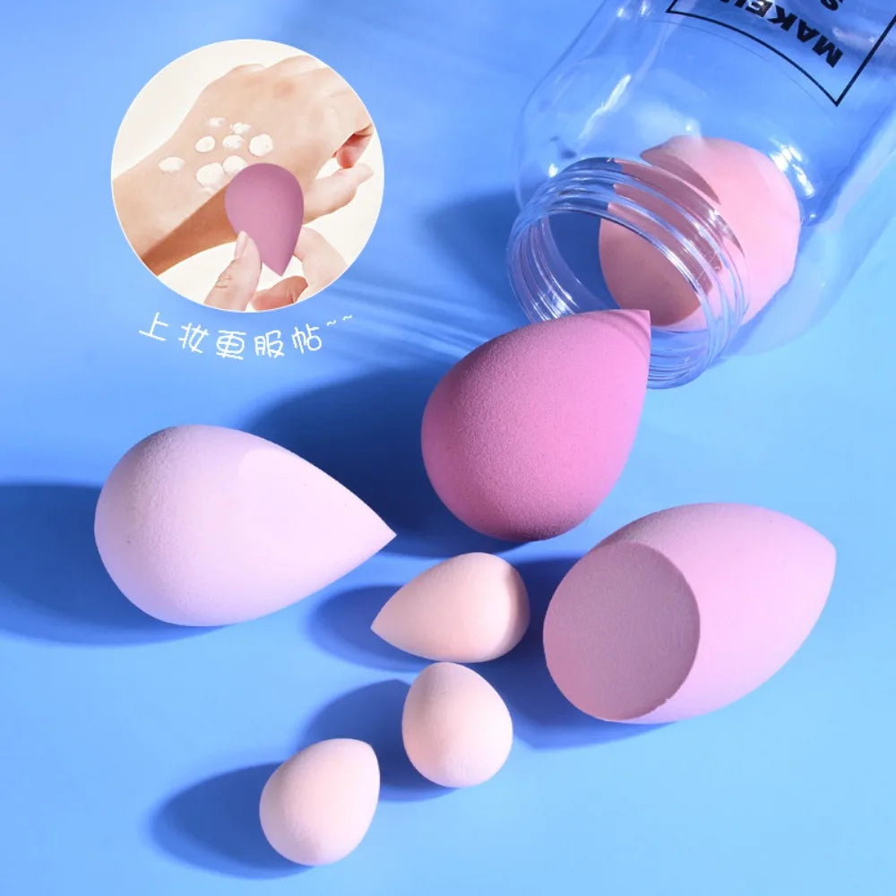 12/14Pcs Makeup Sponge Blender Beauty Egg with Storage Bottle Cosmetic Puff Foundation Sponges Powder Puffs Make Up Accessories Viralgem Store