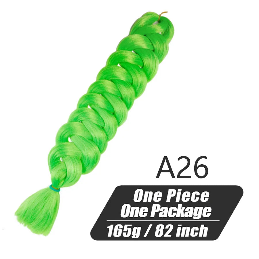 Xpression Crochet Hair Jumbo Braids Hair Kanekalon Expression Hair for Braids Synthetic Braiding Hair Extensions For Women