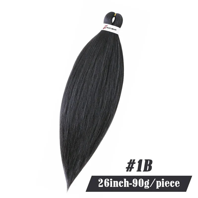 90G Yaki Synthetic Braiding Hair Jumbo Pre Stretched Hair Extensions For Women Kanekalon Curly Crochet Hair Braids Passion Twist