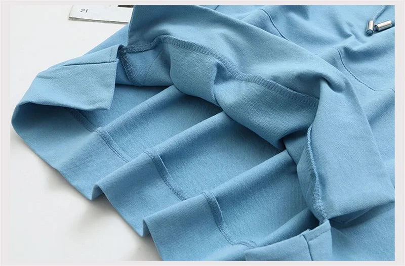 2023 Oversize 4XL Loose Sweatshirts Women Cotton Hoodies Summer Short-sleeves Thin Tees Female Casual Pullover Tops Outerwear