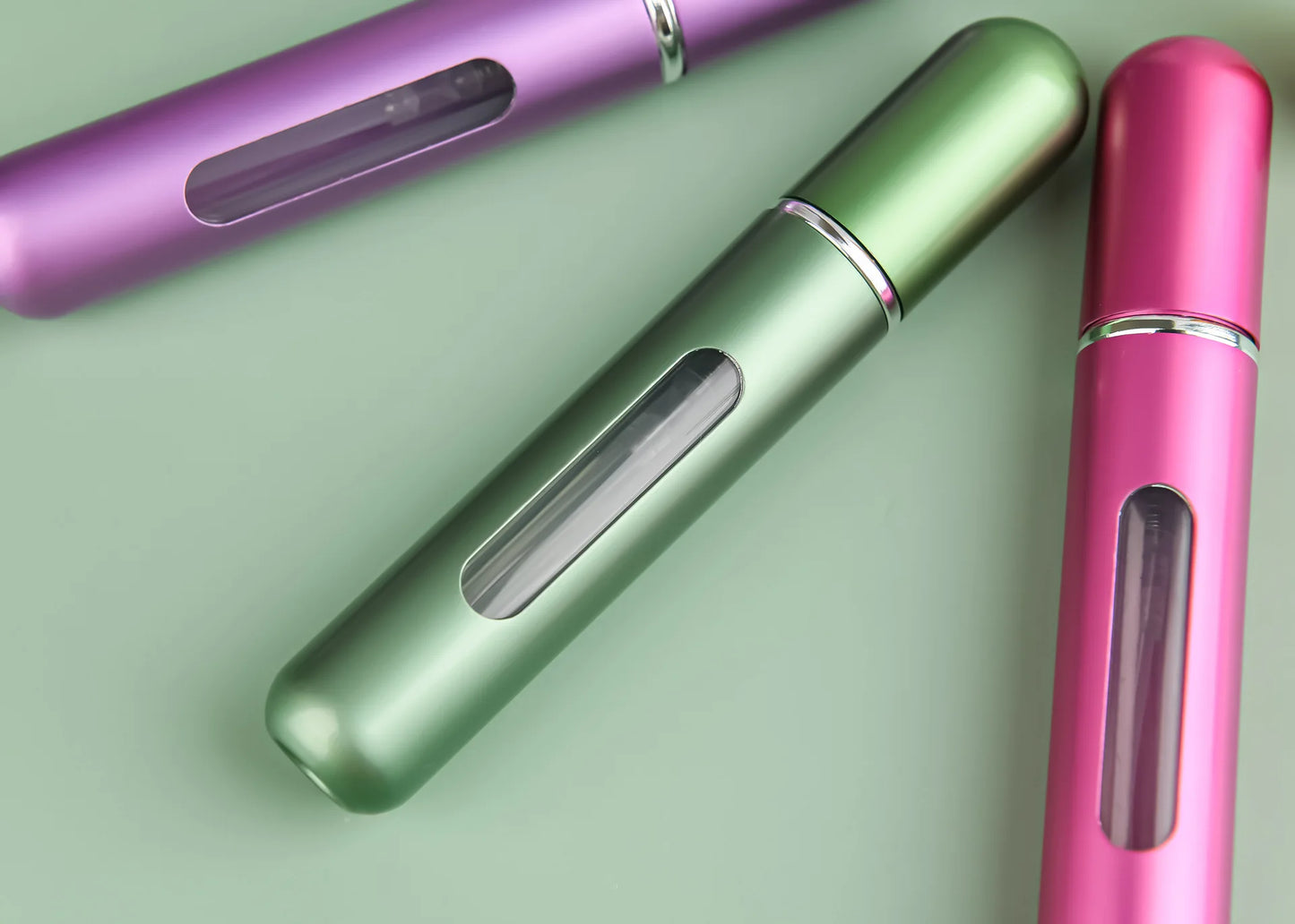 8/5ml Perfume Atomizer Portable Liquid Container For Cosmetics Traveling Mini Aluminum Spray Alcochol Empty Refillable Bottle