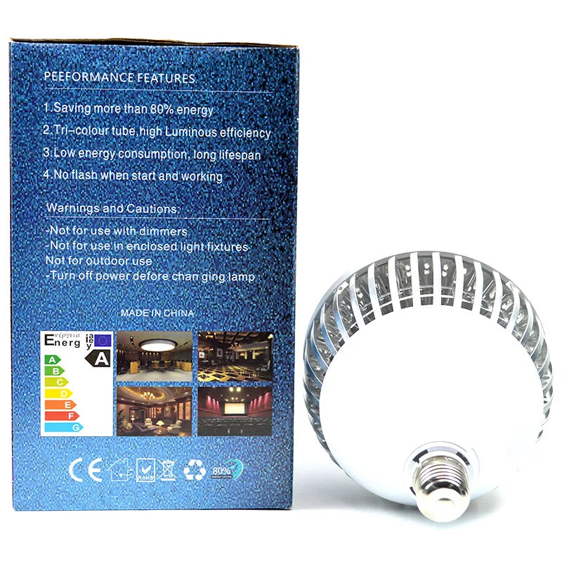 1PC 11X20CM Super Power E27 LED Bulb Luminaire Garage Light 220V For House For Home Lighting 100W High Luminosity Bulbs LT012-S Viralgem Store