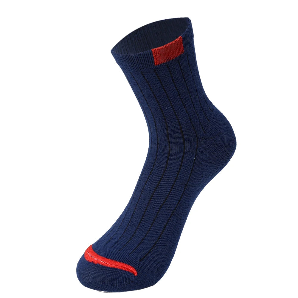 1/5pairs High Quality Men's Socks Casual Breathable Run Sports Socks Male Cotton Socks Winter Black Socks Men Large Size 38-45 Viralgem Store