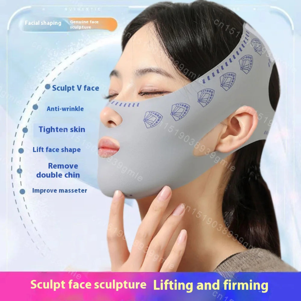 V Face Shaper Lift Massager Double Chin Cheek Slimming Bandage V-Shaper Lifting Mask Anti Wrinkle Skin Care Tool Lift Up Strap Viralgem Store