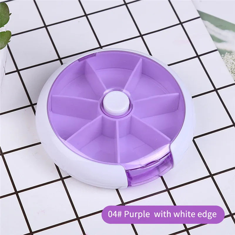 1pc Portable Weekly 7 Days Pill Box Holder Medicine Storage Organizer Case Travel Pill Case Container