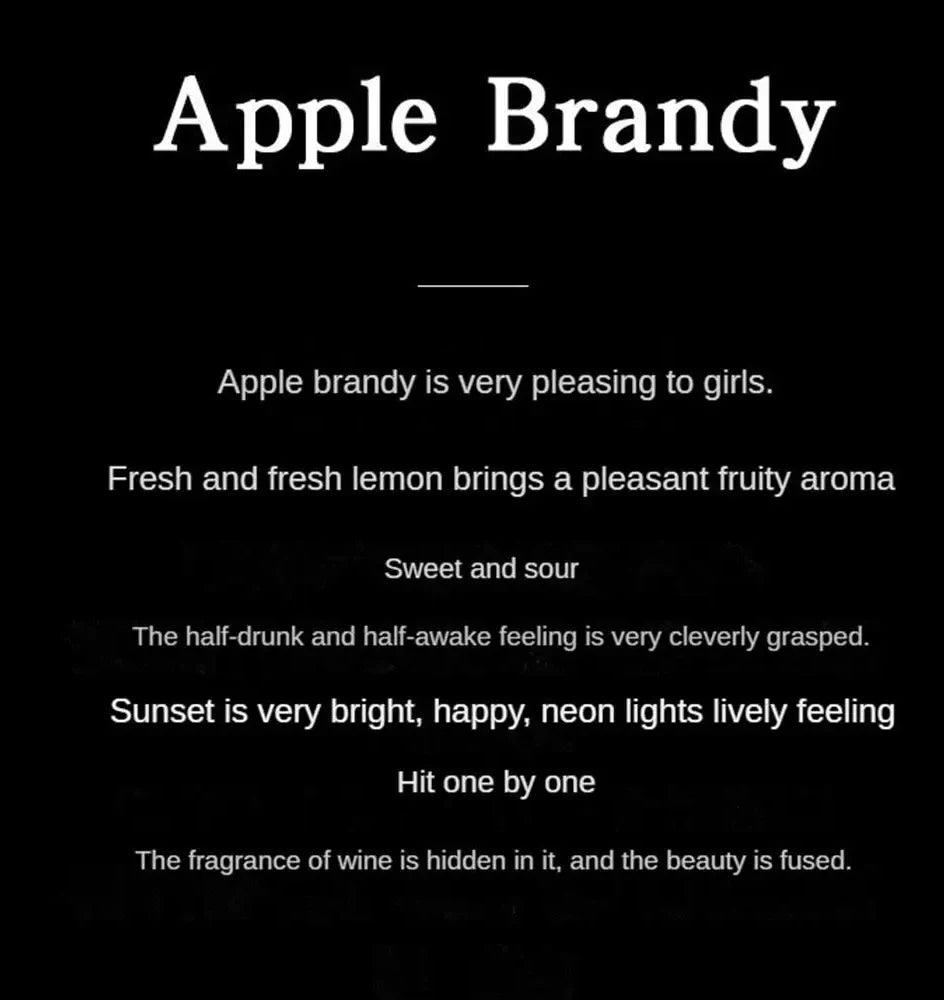 50ml Original Brand Lasting Perfume Natural Floral Fruity Ice Rose Flame Wormwood Apple Brandy EDT for Men's Women