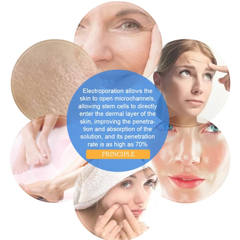 2024 NEW Dcool Portable Cool + Hot + EMS For Skin Tightening Anti Puffiness Facial Electroporation Machine Beauty Device