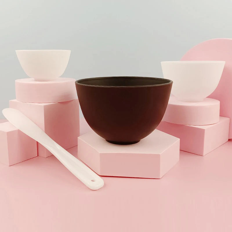 2/3/4/5Pcs Face Set For Mask Mixing Bowl Girls Facial Skin Care Tools Kit Women Beauty Supplies Makeup Viralgem Store