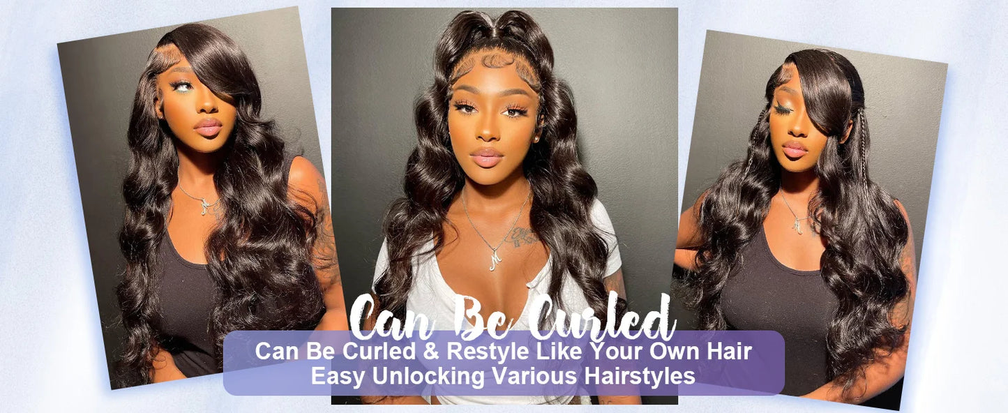 30 40 Inch 360 Full HD Straight Lace Frontal Wigs 200 Density 100% Human Hair Wig Brazilian PrePlucked Lace Front Human Hair Wig