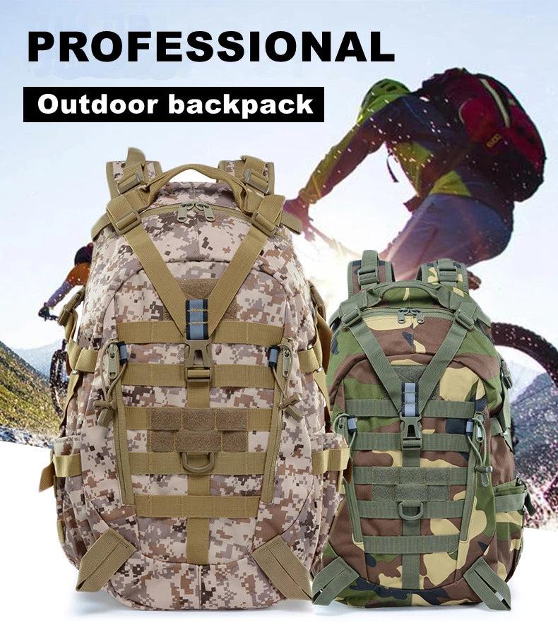 25L 900D Nylon Waterproof Backpack Outdoor Military Rucksacks Tactical Sports Camping Hiking Trekking Fishing Hunting Bag