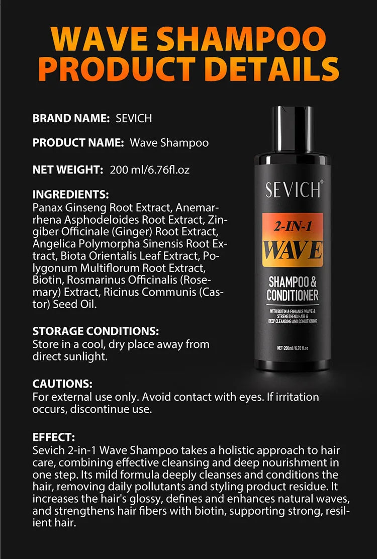 360 Wave Hair Wax Shampoo Kit Edge Control Gel Pomade Curly Hair Cream for African Men Grease Layered Style With Brush Tool Viralgem Store