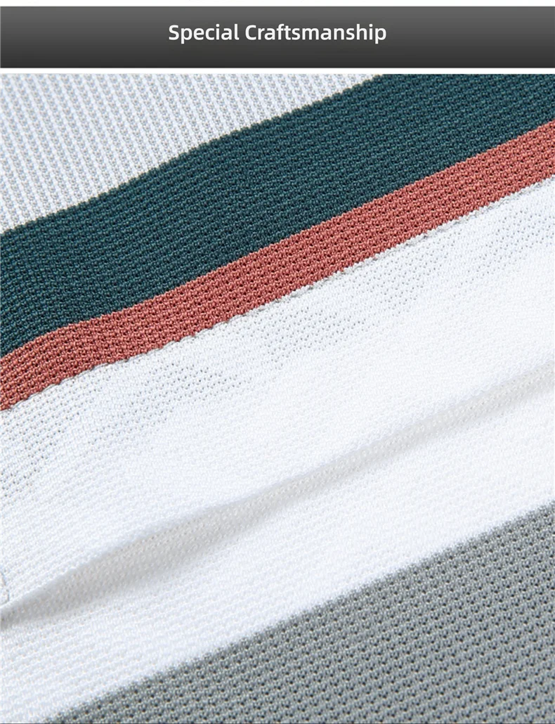 Top Grade Summer Brand Polo Shirts For Men Designer Summer Stripped Luxury Short Sleeve Slim Casual Tops Fashions Men Clothes Viralgem Store