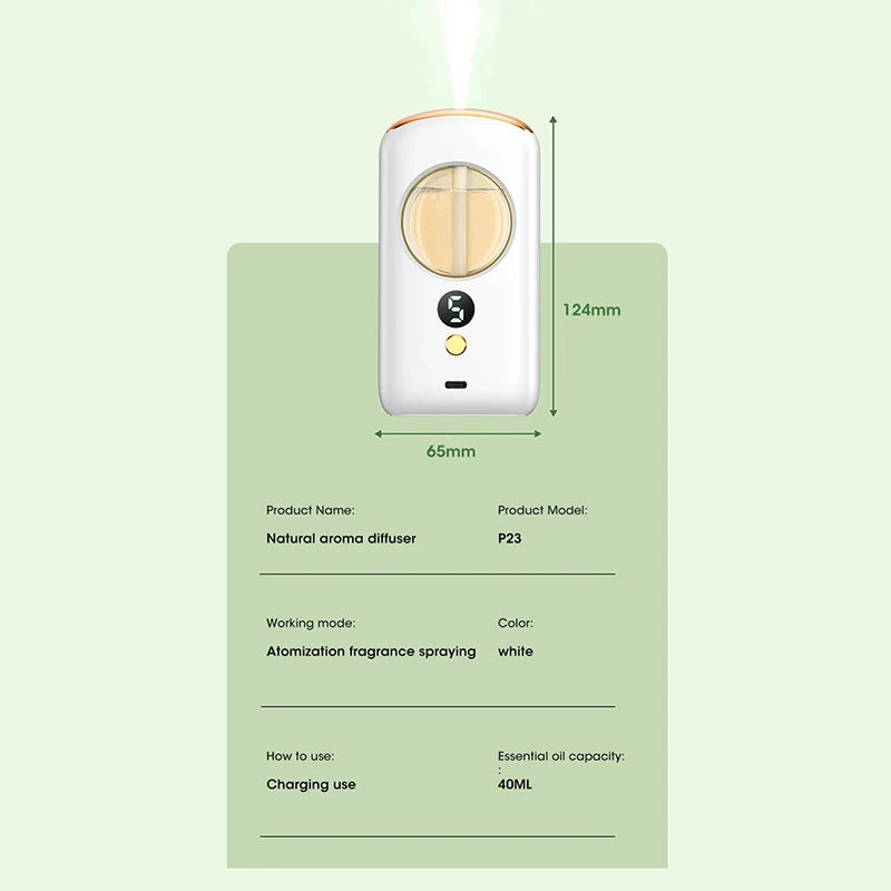 Xiaomi Smart Aromatherapy Machine Air Freshener Purifier Automatic Sprayer Essential Oil Perfume Diffuser Living Room Deodorizer Viralgem Store