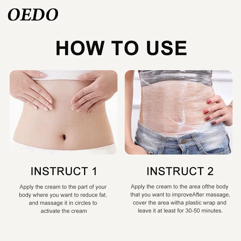 【Local Shipping】 Hyaluronic Acid Ginseng Anti Cellulite Shaping Create Body Shaping Cream Fat Burning Belly Skin Tighten Cream Viralgem Store