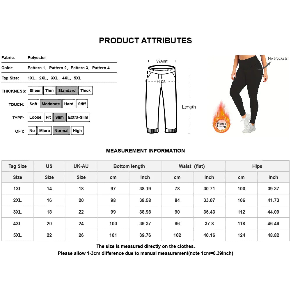 Women Winter Plus Velvet Leggings Seamless Push Up Plus Size High Waist Fleece Warm Fitness Yoga Pants Slim Legging Sportswear