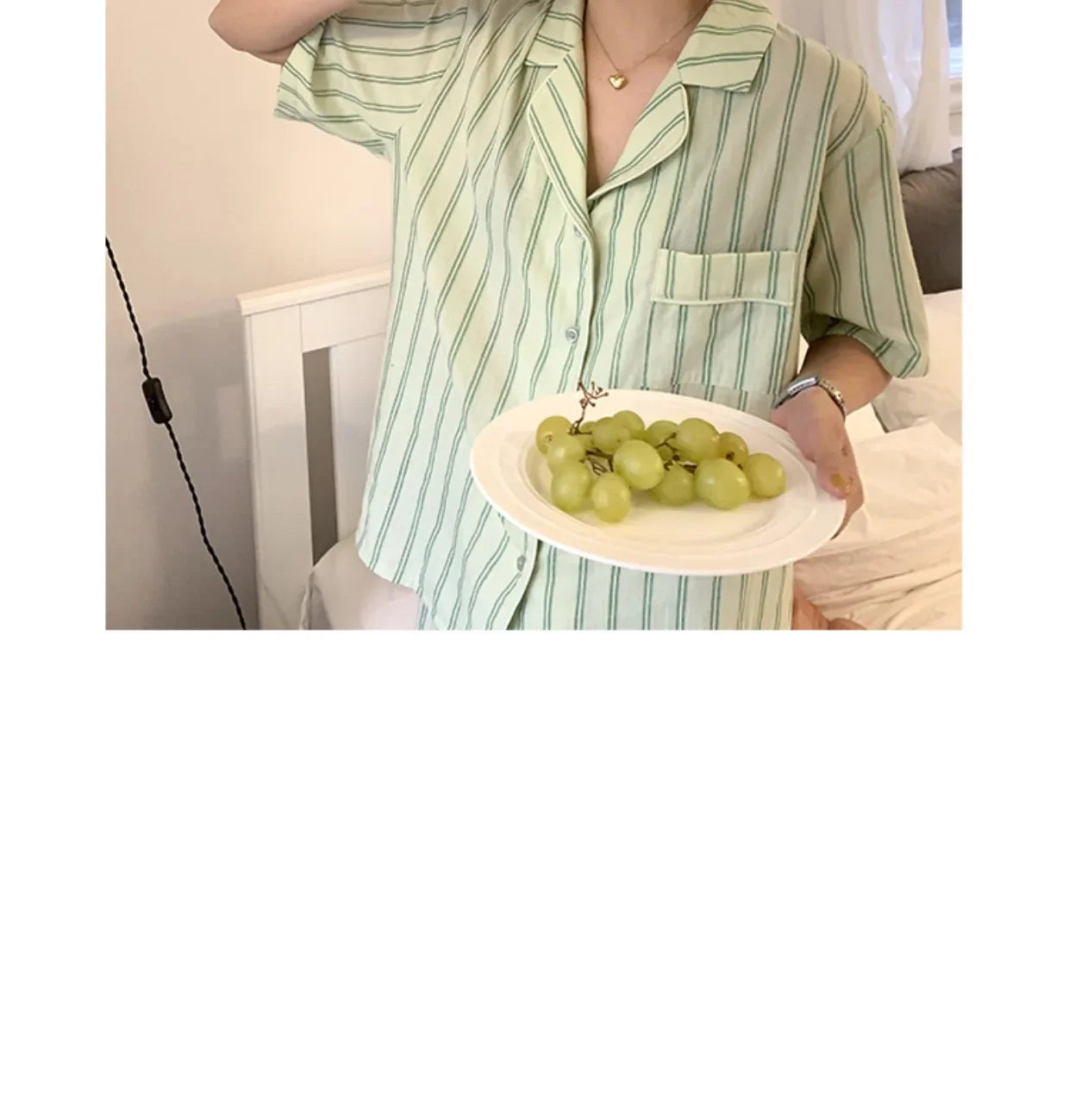 Summer Short Sleeve Shorts Pajama Set Women's Pajamas Sweet Students Can Wear Home Clothes Set Korean Style 2024 Hot Sale Spring