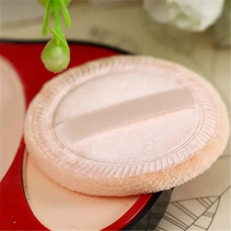 6pcs Round Facial Powder Foundation Puff ,Portable Soft Cosmetic Puff For Makeup Application, Beauty Tool Essential Make Up Viralgem Store