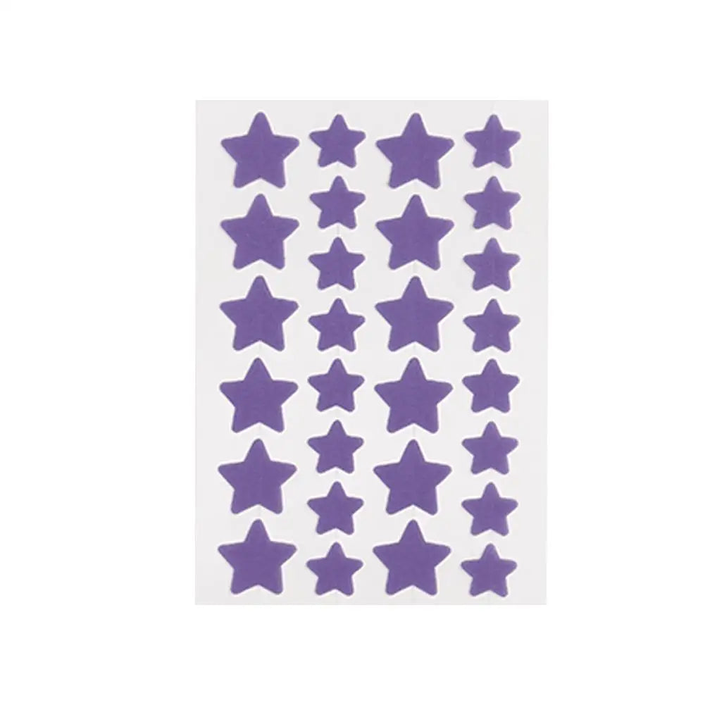 28Pcs Colorful Cute Star Shaped Acne Treatment Sticker Invisible Acne Cover Removal Pimple Patch Skin Care Viralgem Store
