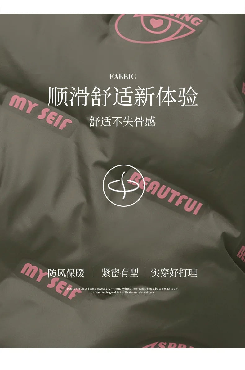 Women Pink Gothic Hoodies Parka 90s Vintage Jacket Overcoat Warm Thicken Coat Harajuku Padded Jacket Clothes Winter Autumn 2024