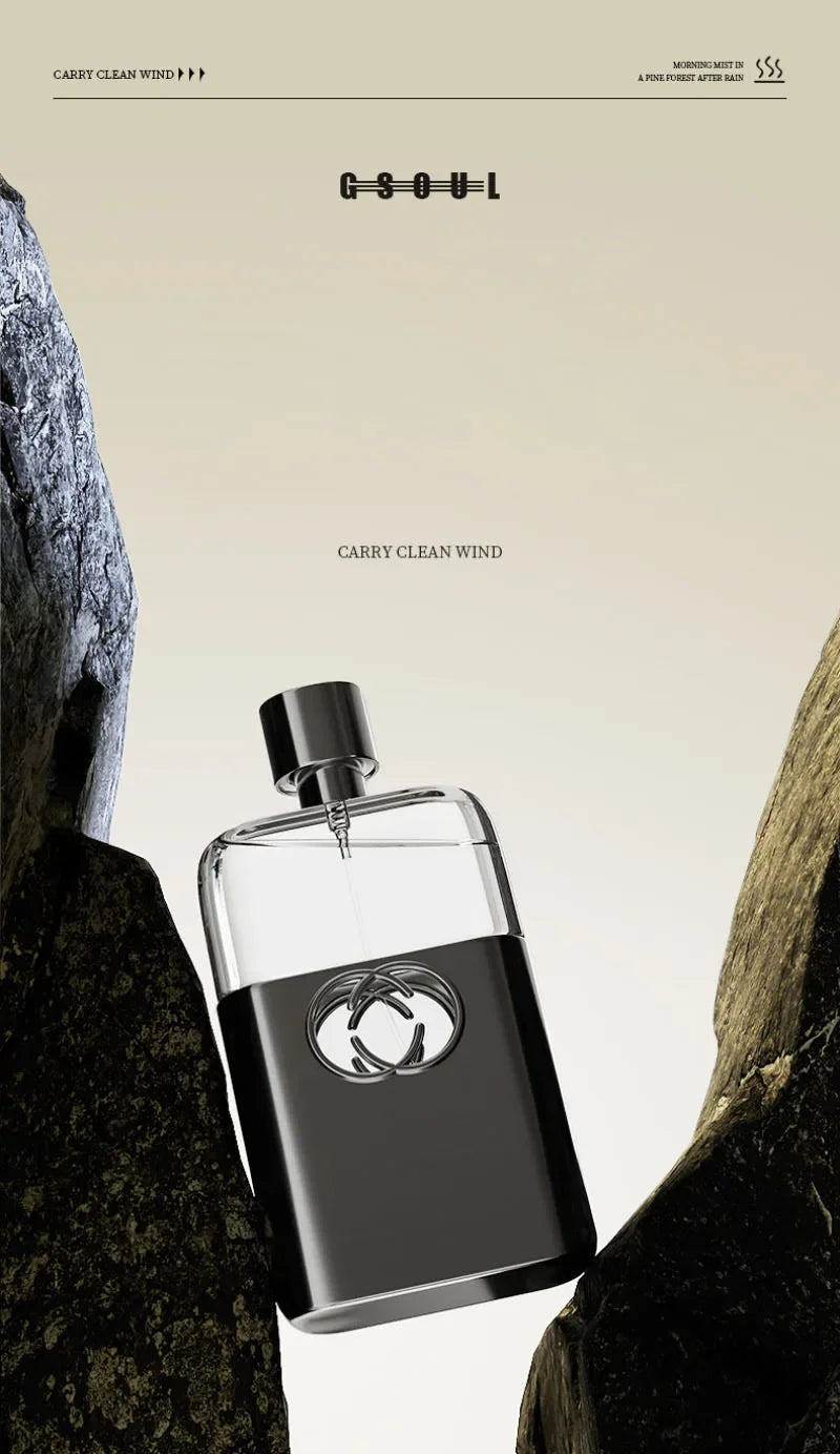 75ml Men's Perfume Eau De Parfum Homme Spray - Male Body Mist Cologne Fresh Scent Woody Notes Long Lasting Fragrance Viralgem Store