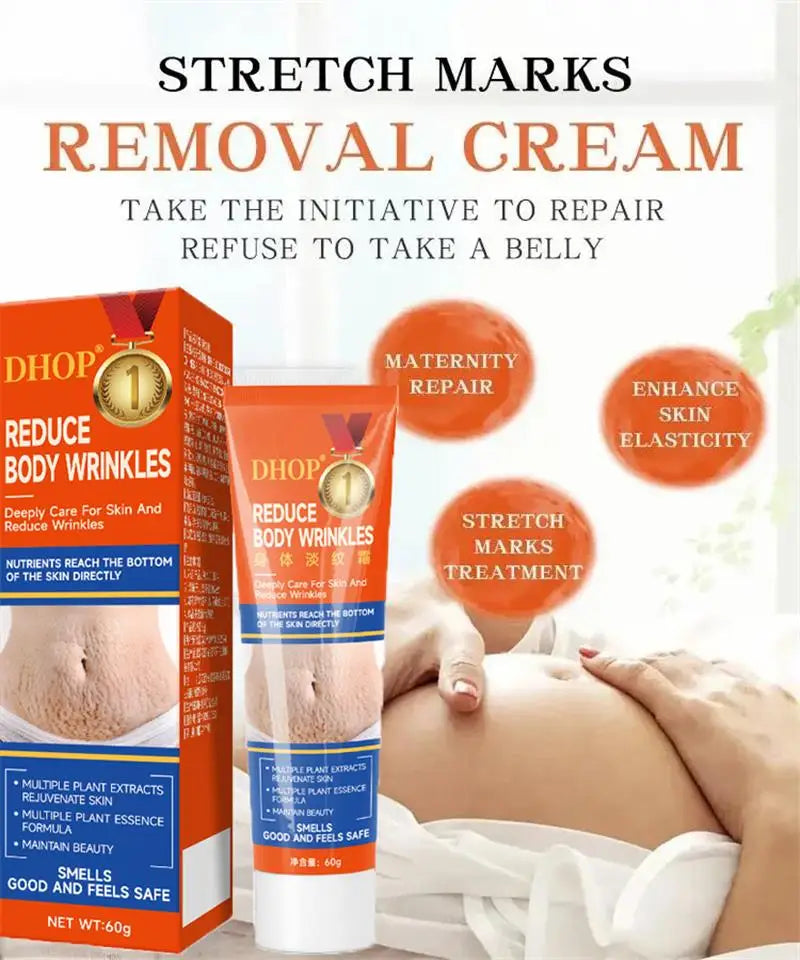 Stretch Marks Permanent Removal Cream Maternity Pregnant Women Pregnancy Anti-Winkle Smooth Repair Firming Skin Body Skin Care