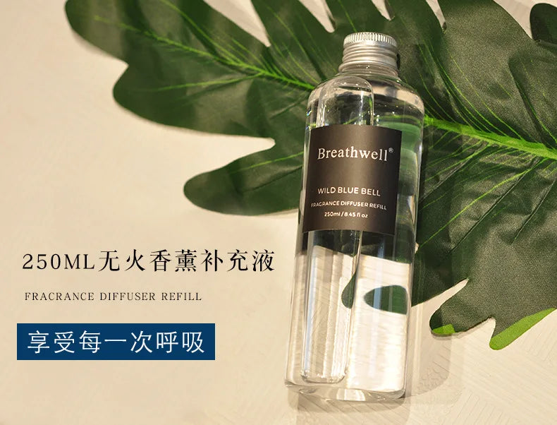 150ML Aromatherapy Plant Essential Oil Reed Diffuser Refill Home Perfume Air Freshener Fragrance for Lncense Machine