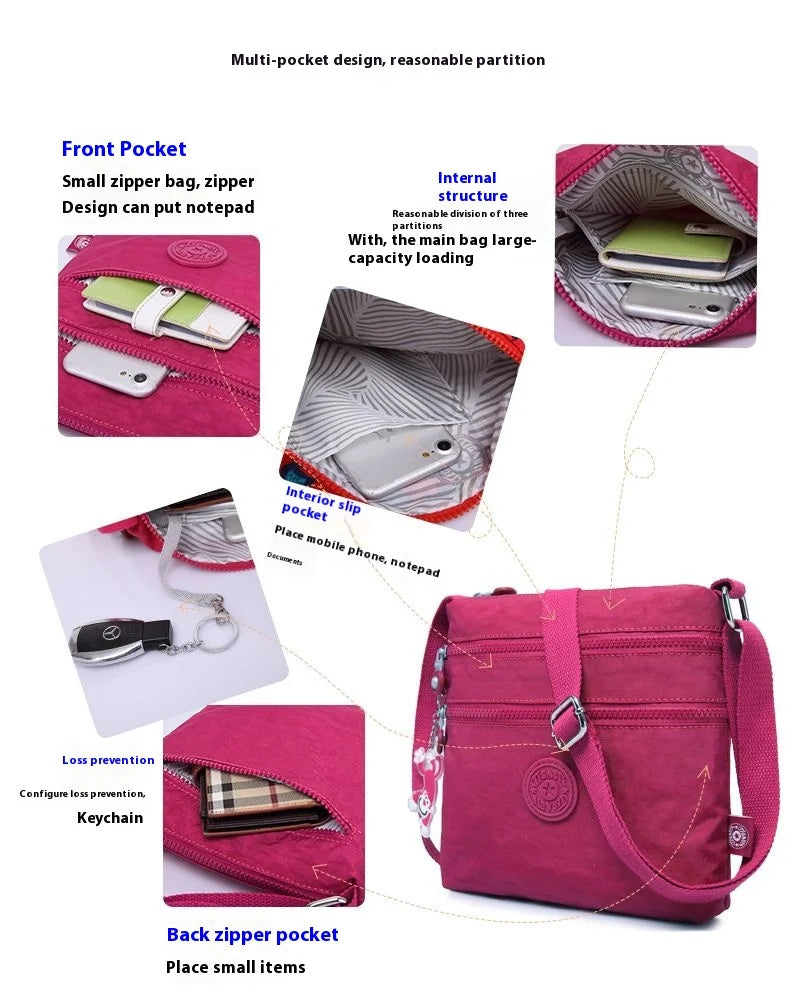 Tegaote Women Messenger Bag Nylon Women Shoulder Crossbody Bags Female Fashion Ladies Handbags School Bag Sac à main purse bolsa Viralgem Store