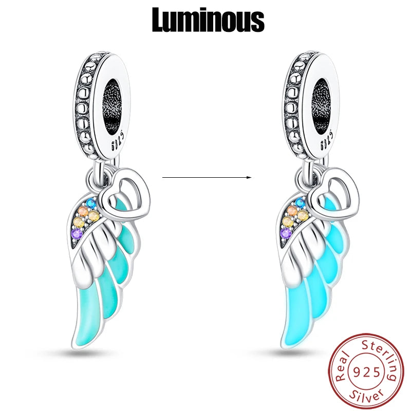 100% 925 Silver Parrot Hummingbird Owl Birds Fashion Design Charms Beads 3mm DIY Fine Jewelry Gifts Making Viralgem Store