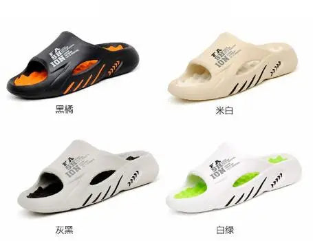 2023 NEW Men's Slippers Massage Slip-on Platform Slippers for Men Fashion Outdoor Beach Anti-slip Flip-Flops Man's Sandals 38-45