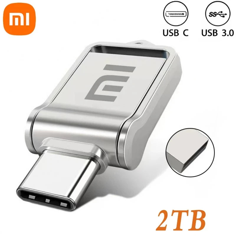 Xiaomi 2TB Usb 3.2 Flash Drive High Speed Type-c Interface Dual-use Flash Memory 512GB 1TB Stick For Phone Windows 11 Computer