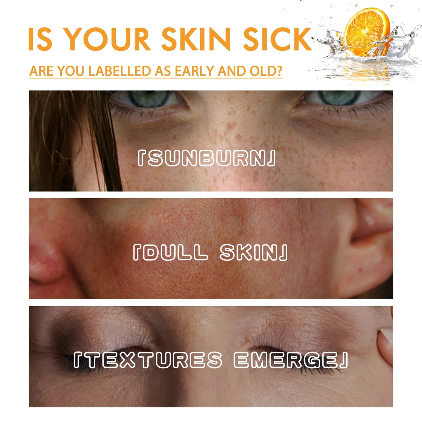 VC Whiten Glowing Skin Serums Moisturizing Repair Facial Roughness Enlarged Pores Antioxidant Cosmetics 1/3/5 pcs