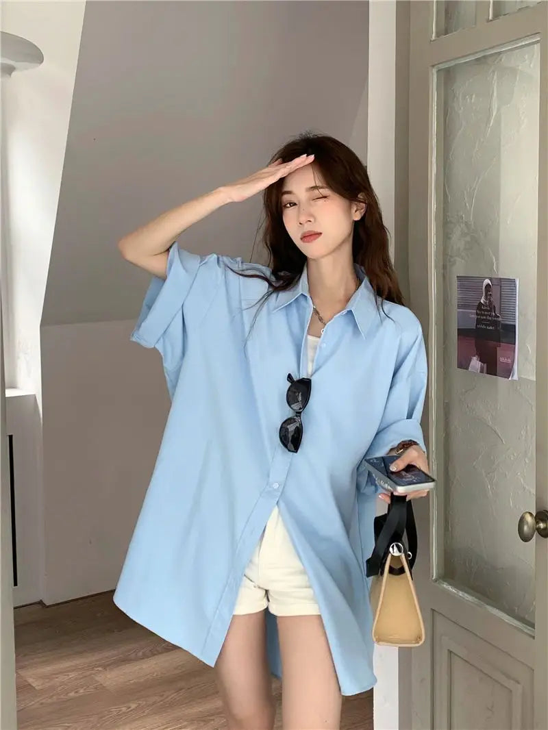 XEJ Elegant and Youth Woman Blouses Oversize Shirts Woman Summer Women's Clothing Spring 2022 Short Hand Shirt Youth Blouses