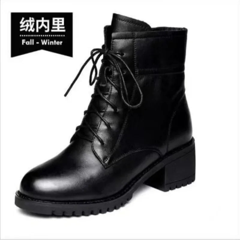 2024 High Quality Ladies Shoes Side Zipper Women's Boots Fashion Cross-tied Modern Boots Women Hot Sale Plus Size Ankle Boots Viralgem Store