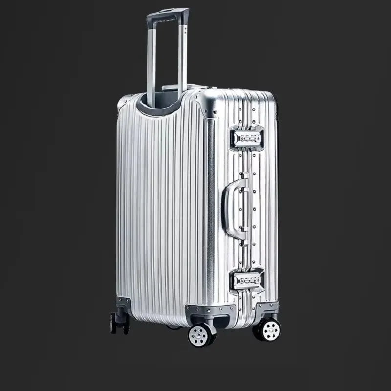 20/24/26/29 Inch Lightweight Aluminum-Magnesium Alloy Carry-on Suitcase - Cabin Luggage Business Travel Trolley w/Spinner Wheels Viralgem Store