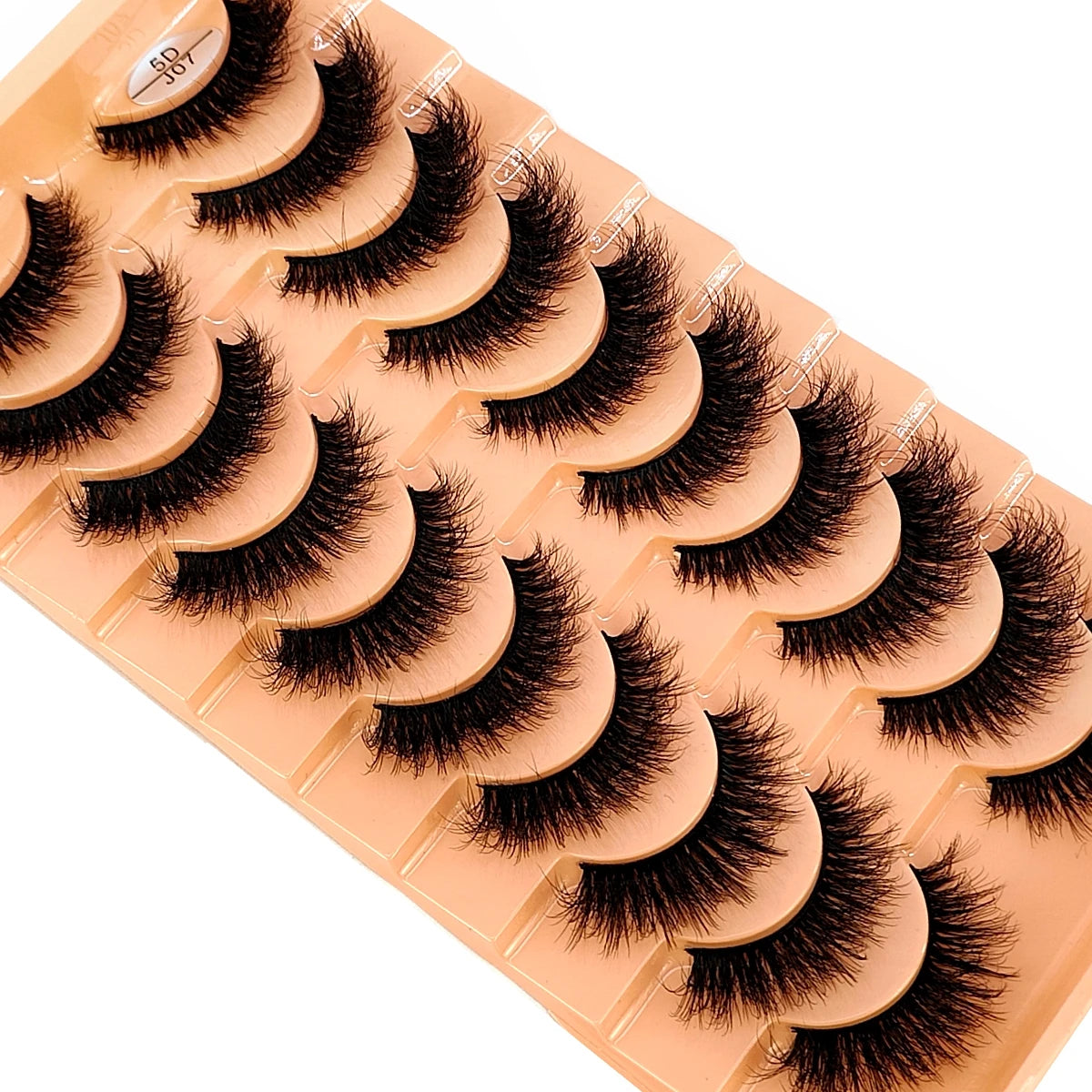 10 Pairs 3D Faux Mink Lashes Fluffy Soft Beauty Wispy Natural Short False Eyelashes Curly lashes Makeup Classic Thick eyelashes