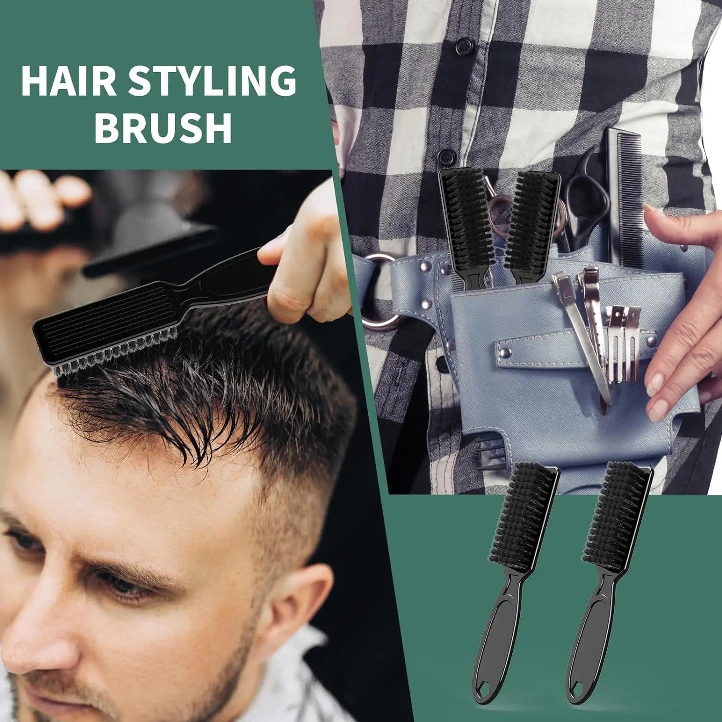 3pcs/6Pcs Hair Styling Nylon Brush Barber Clipper Brush Clipper Trimmer Cleaning Brush Beard Brush Cleaning Styling Brush Tool Viralgem Store