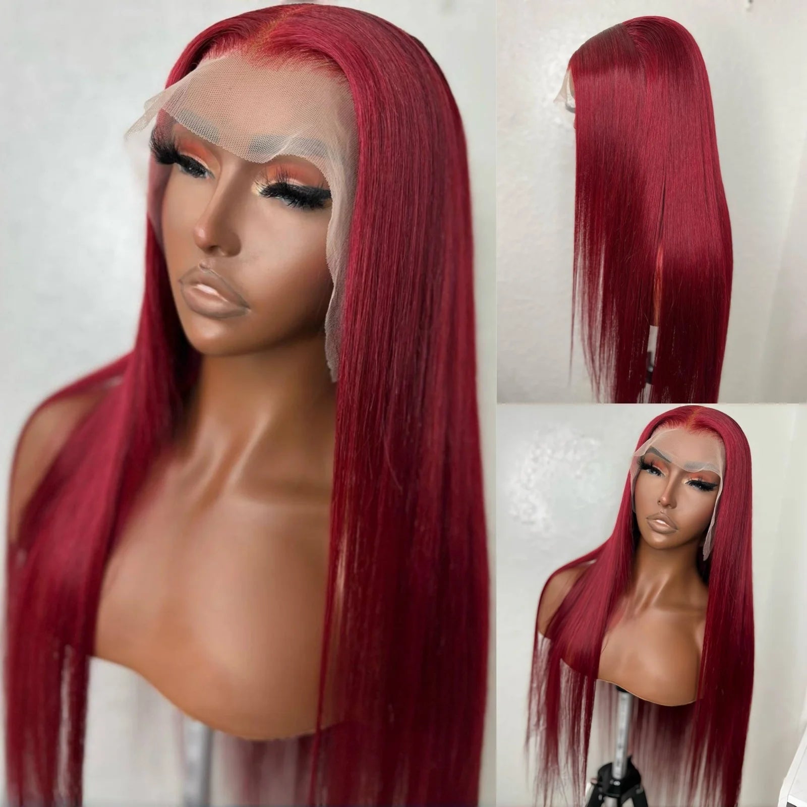 13X4 Dark Green Lace Front Wig Long Straight Synthetic Wig Long Green Colored Hair Lace Frontal Wigs for Women Heat Fiber Viralgem Store