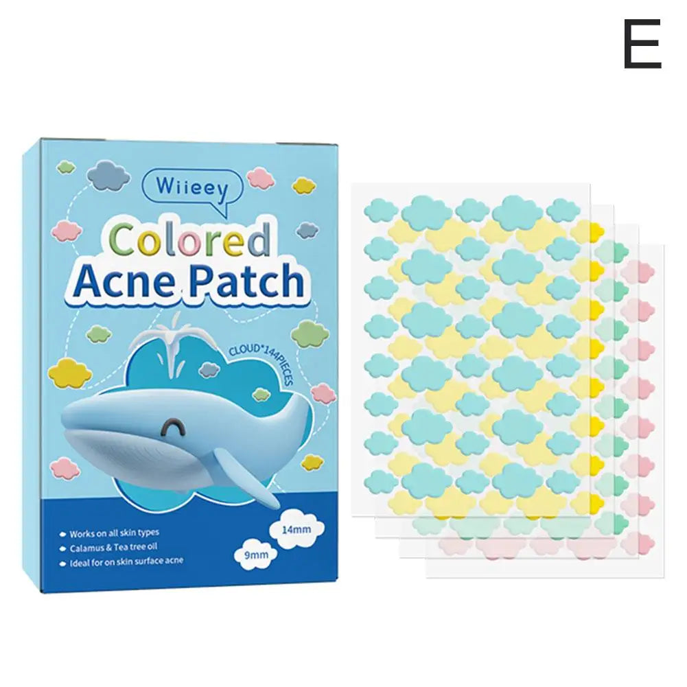 144PCS Star Pimple Patch Acne Colorful Invisible Acne Removal Skin Care Stickers Concealer Face Spot Beauty Makeup Tools Viralgem Store