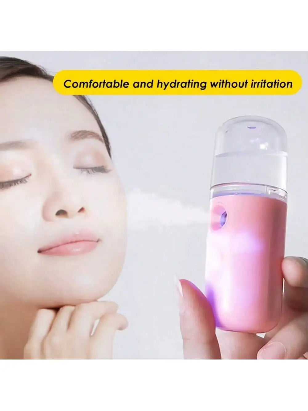 USB Mist Facial Sprayer  Humidifier Rechargeable Nebulizer Face Steamer Moisturizing Beauty Instruments Face Skin Care Tools Viralgem Store