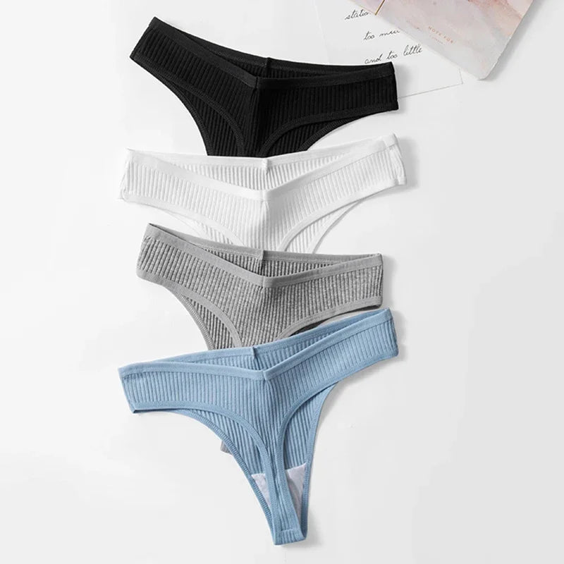 Women's Panties Sexy Lingerie Cotton Thongs G-strings Comfortable Women Underwear Female Underpants Ladies Tangas
