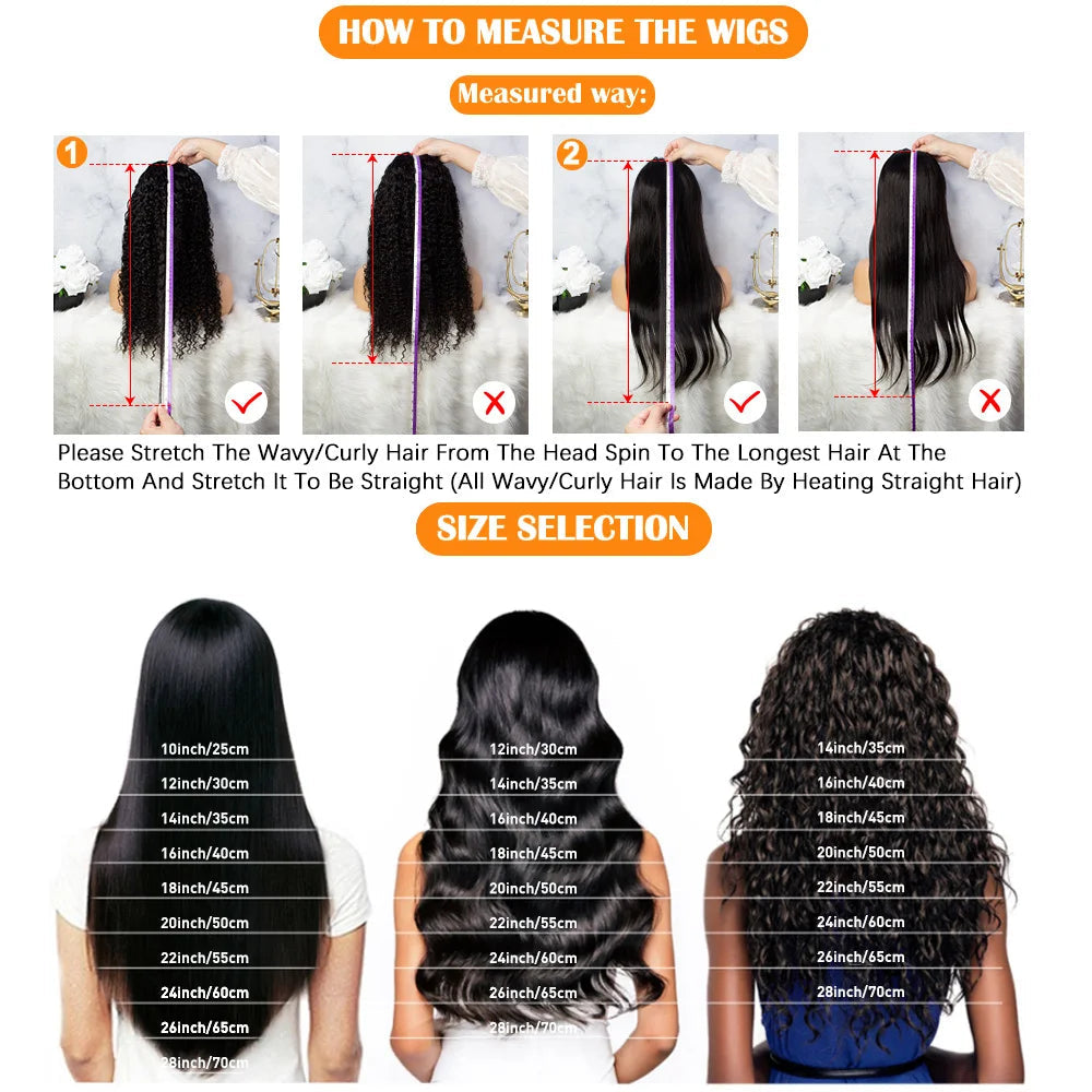 100% Human Hair  HD lace wigs Deep Wave Lace Frontal Wigs 13x4 Water Curly Lace Front Wig 30 40 Inch Kinky curly wigs human hair Viralgem Store