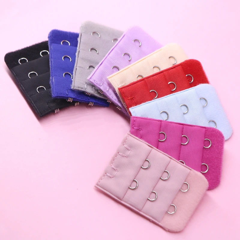4/5/8pcs Bra Extenders Buckle Extension 3 Row 2 Hooks Bra Strap Extender Sewing Tool Intimates Lengthened Bra Hook Extenders Viralgem Store