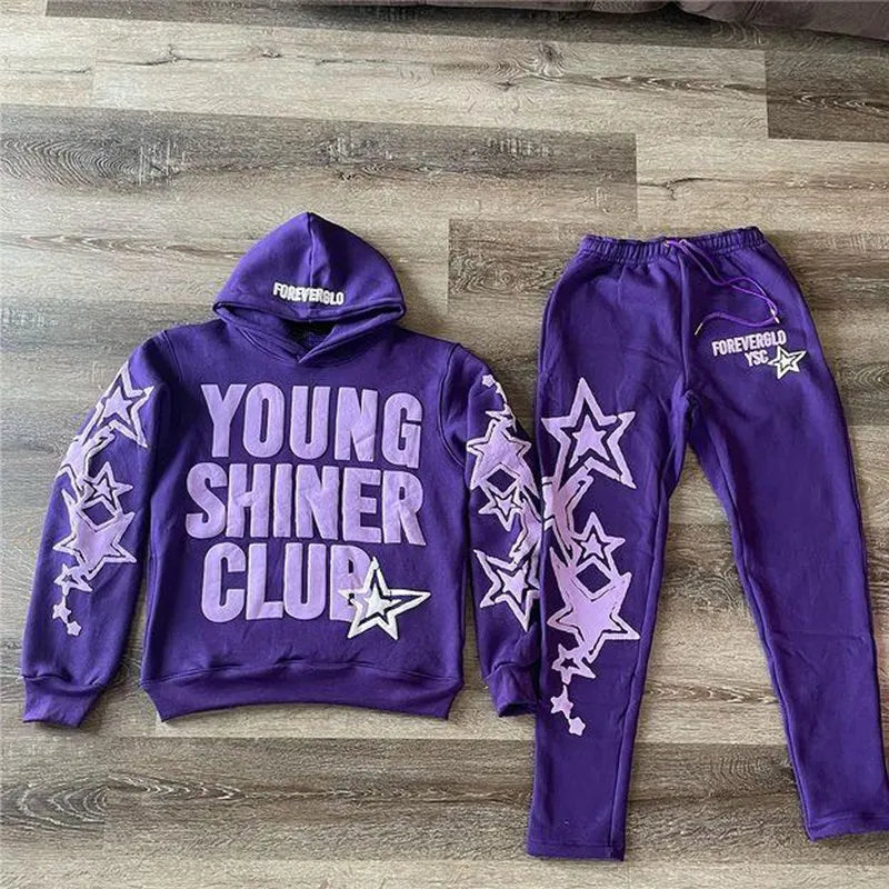 Y2K Streetwear Hoodie Sweatshirt Funny Star Letter Graphic Hoodie Harajuku Anime Hooded Pullover Hip Hop Hipster Suit Women Men