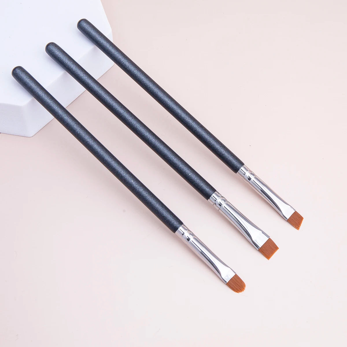 212 Flat Eyebrow Brush Ultrathin Eyebrow Makeup Brushes Flat Eyeliner Brush Thin Eye Liner Brow Contour Beauty Brush Tool