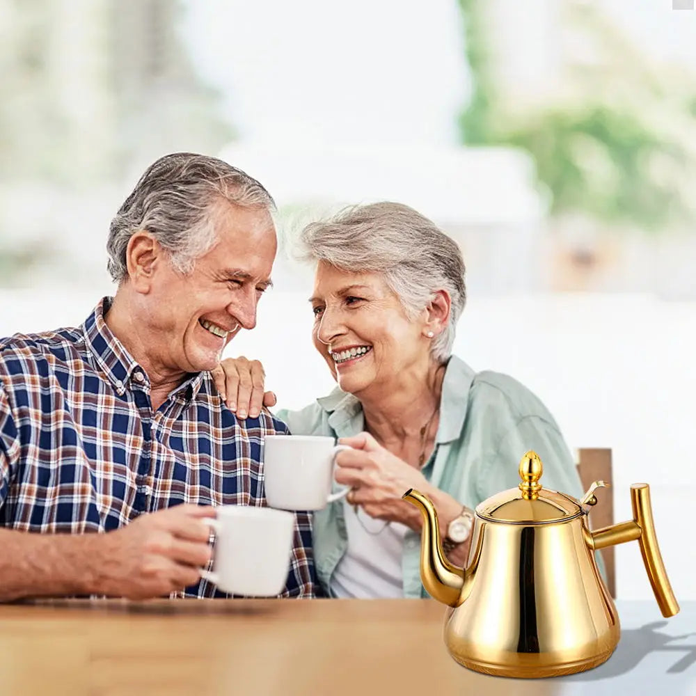 1.0L/1.5L/2.0L Tea Kettle Stainless Steel Teapot Removable Infuser for Loose Flower Tea Coffee Stovetop Safe Water Kettle Viralgem Store