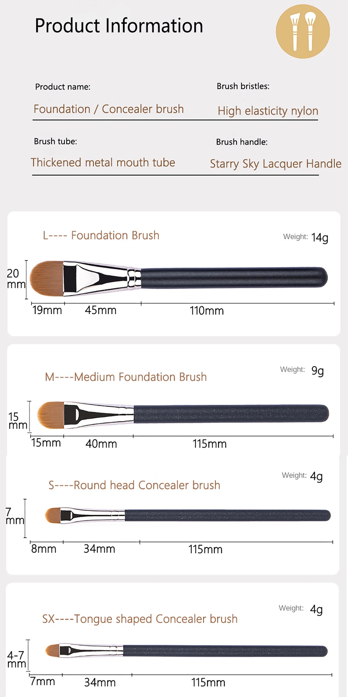 212 Flat Eyebrow Brush Ultrathin Eyebrow Makeup Brushes Flat Eyeliner Brush Thin Eye Liner Brow Contour Beauty Brush Tool