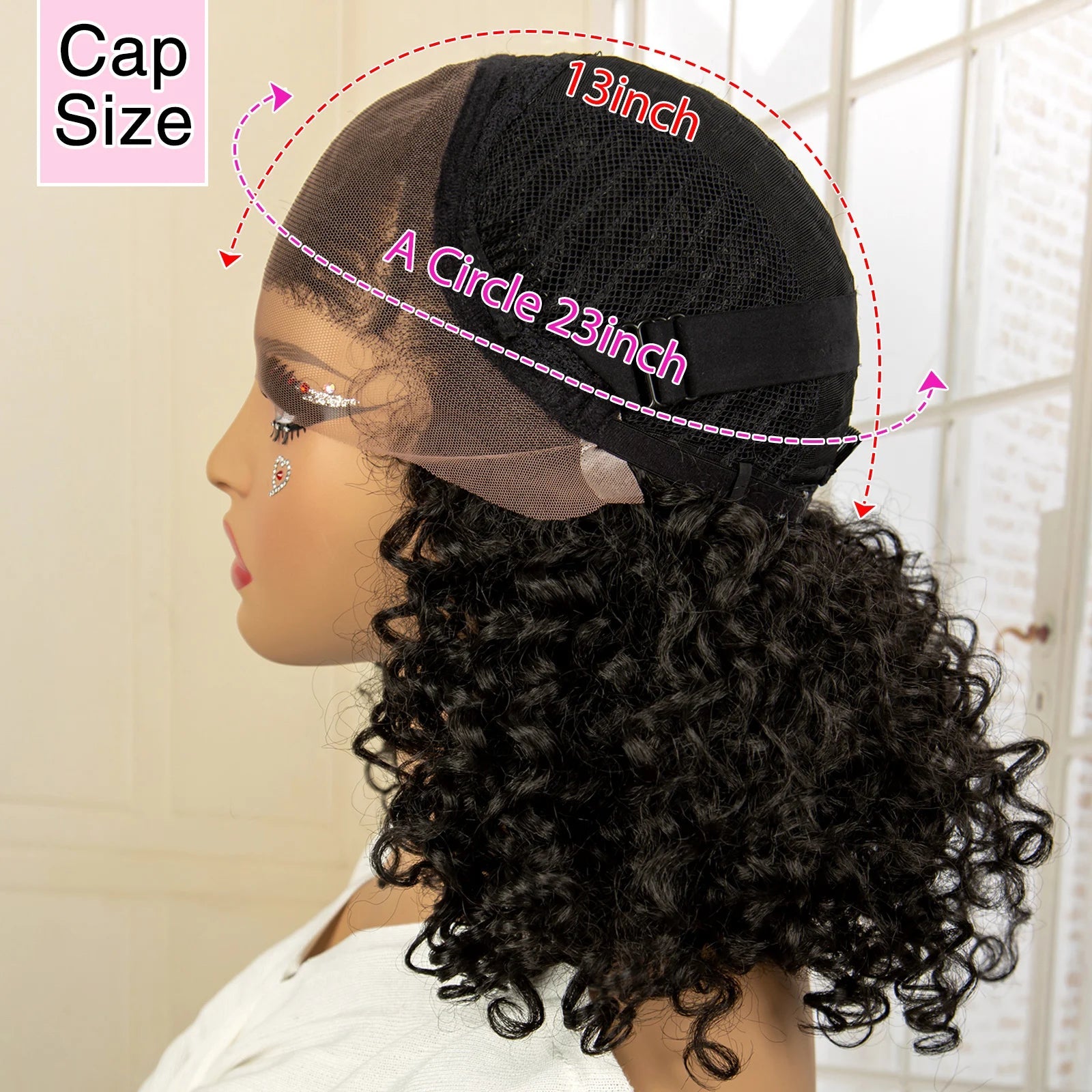 13X4 Lace Frontal Synthetic Braided Wigs for Black Women Braid Wig with Baby Hair 16inches Afro Curly Bob Wigs Braided Wig Viralgem Store